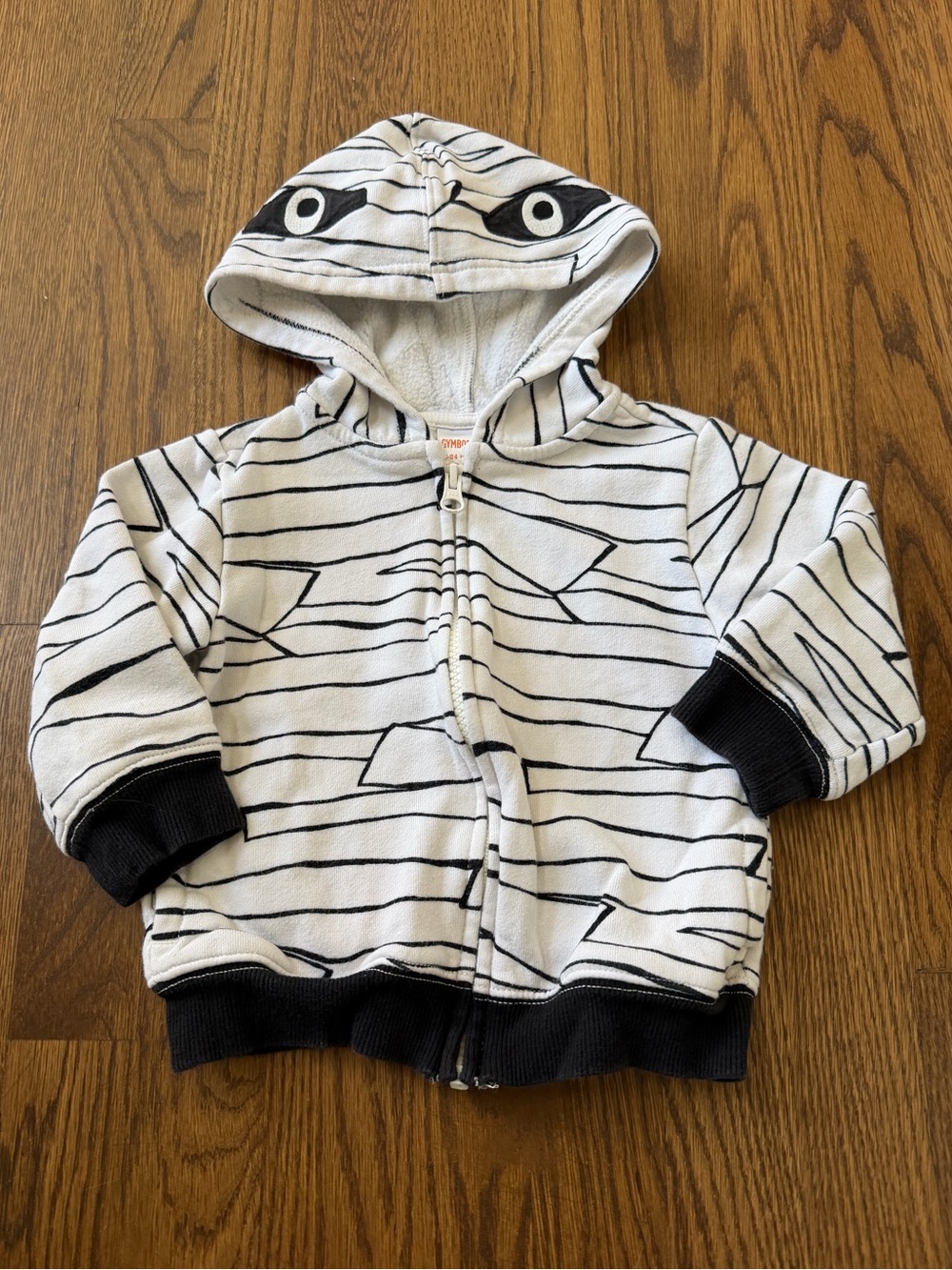 Gymboree Halloween Mummy Hoodie, size 18-24M